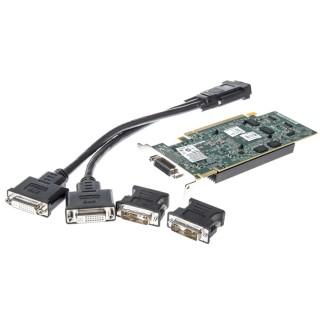 Matrox PCIe x16 Graphics Card with 512 MB DDR2 Memory, VGA and DVI Output M9120-E512LPUF