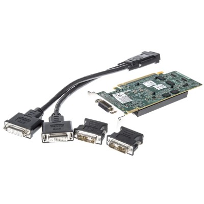 Matrox PCIe x16 Graphics Card with 512 MB DDR2 Memory, VGA and DVI Output M9120-E512LPUF