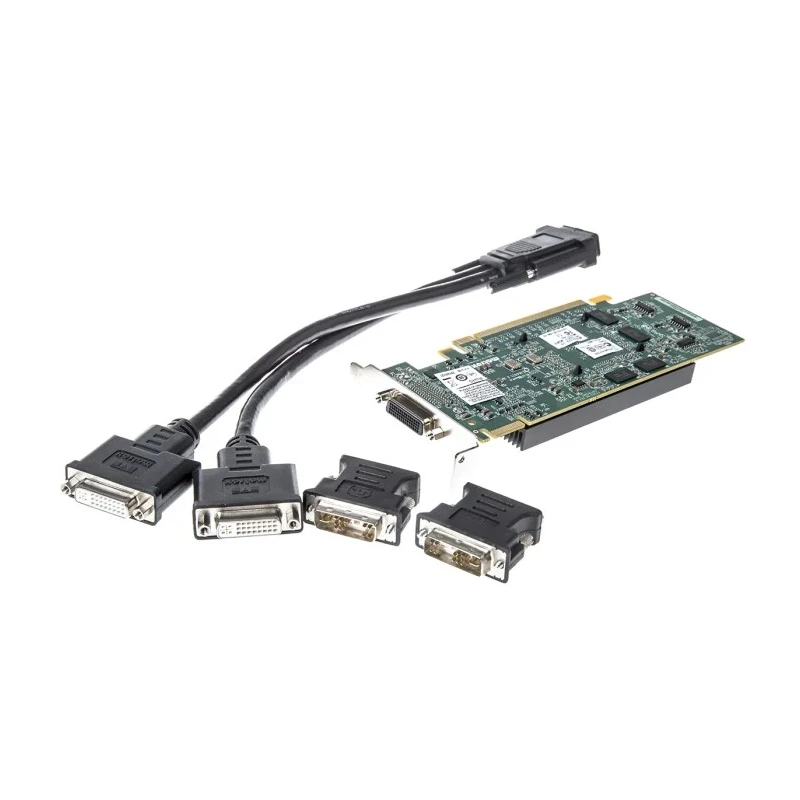 Matrox PCIe x16 Graphics Card with 512 MB DDR2 Memory, VGA and DVI Output M9120-E512LPUF