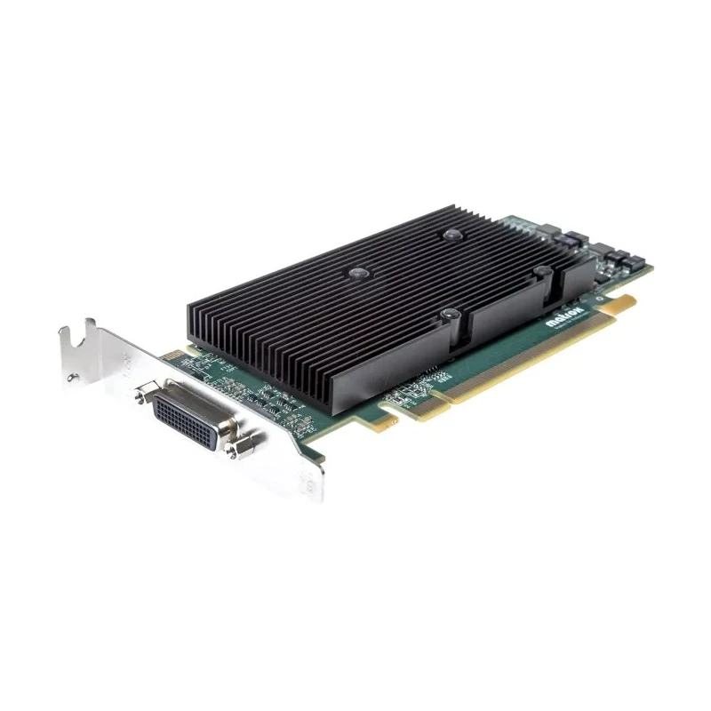 Matrox PCIe x16 Graphics Card with 512 MB DDR2 Memory, VGA and DVI Output M9120-E512LPUF