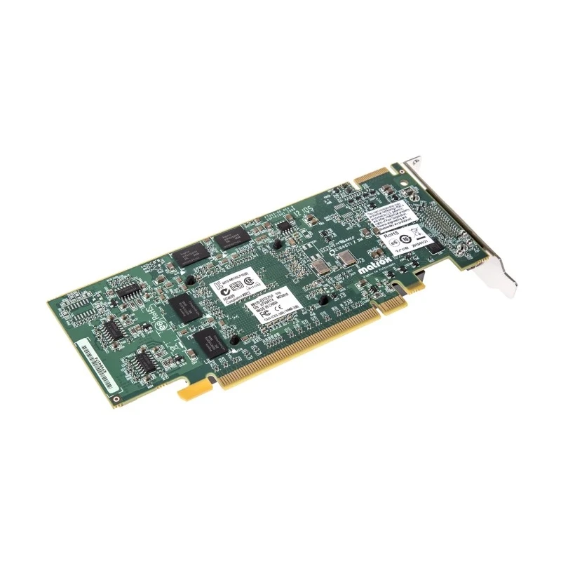 Matrox PCIe x16 Graphics Card with 512 MB DDR2 Memory, VGA and DVI Output M9120-E512LPUF
