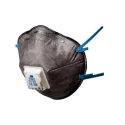 NEUTRAL 9900 Speciality Series Valved Respirator Mask Flat Fold Moulded Grey 10 Per Pack FFP2