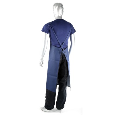 Skytec Navy Reusable Polyvinyl Chloride Chemical Resistant Apron 1.07m CCHLA/005100/RY9