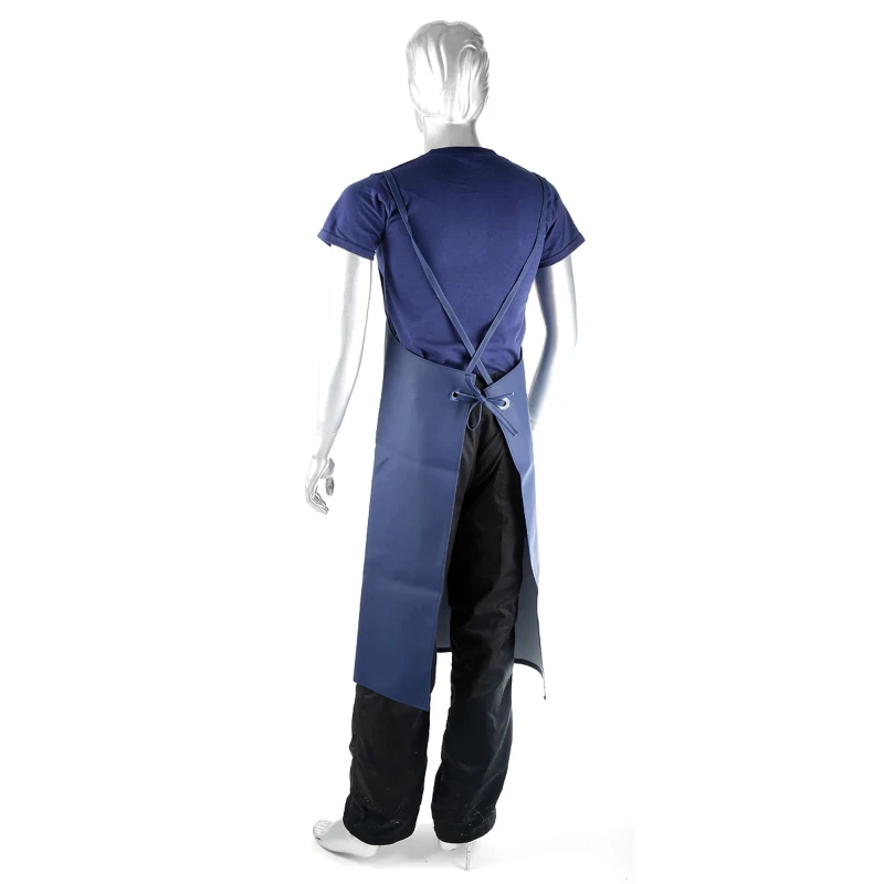 Skytec Navy Reusable Polyvinyl Chloride Chemical Resistant Apron 1.07m CCHLA/005100/RY9