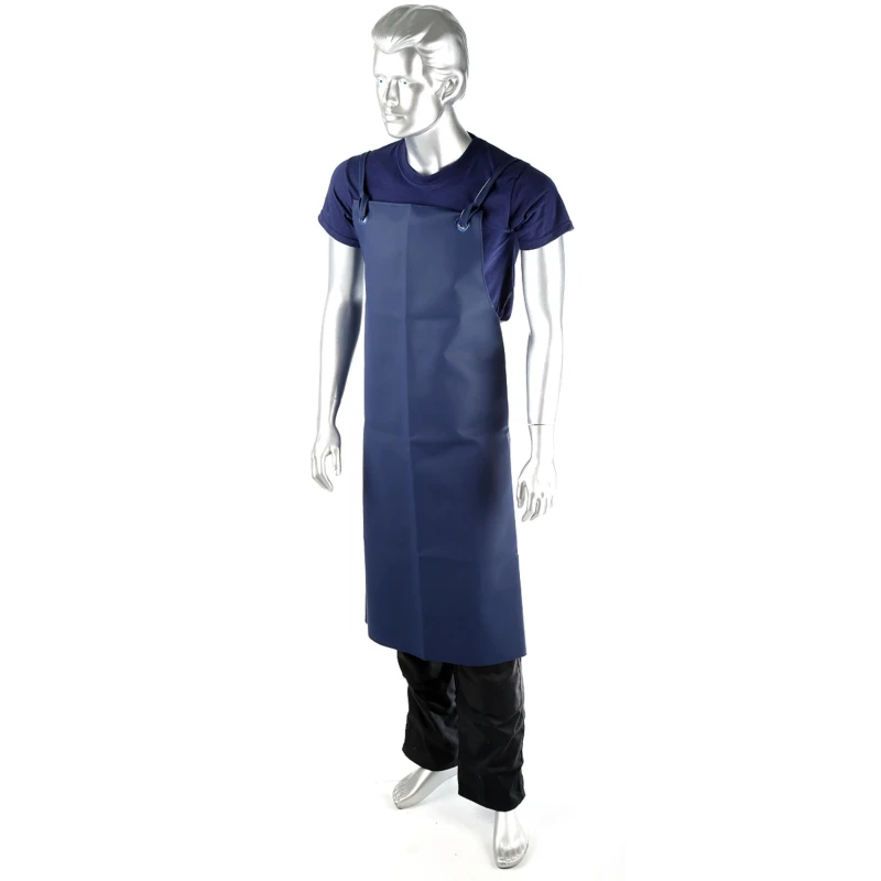 Skytec Navy Reusable Polyvinyl Chloride Chemical Resistant Apron 1.07m CCHLA/005100/RY9