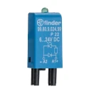 Finder Pluggable Function Module 6-24V DC Green LED Compact Design 99.80.9.024.99