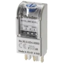 Finder Pluggable Function Module Timer Module 12-240 V AC/DC Dual Function LED Indicator 86.30.8.240.0000