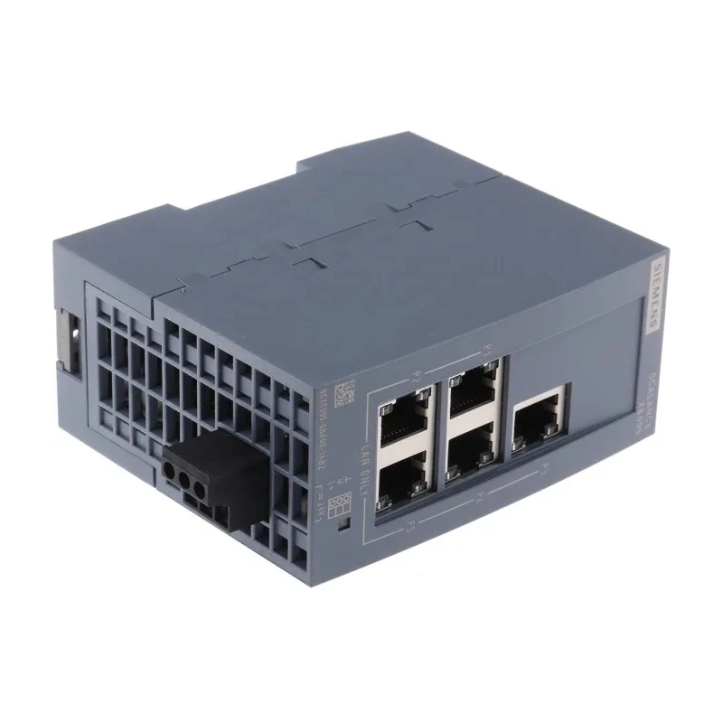 Siemens Unmanaged 5 Port Ethernet Switch, 24 V DC Supply, 100 Mbps, 6GK5005-0BA00-1AB2