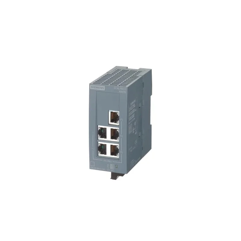 Siemens Unmanaged 5 Port Ethernet Switch, 24 V DC Supply, 100 Mbps, 6GK5005-0BA00-1AB2