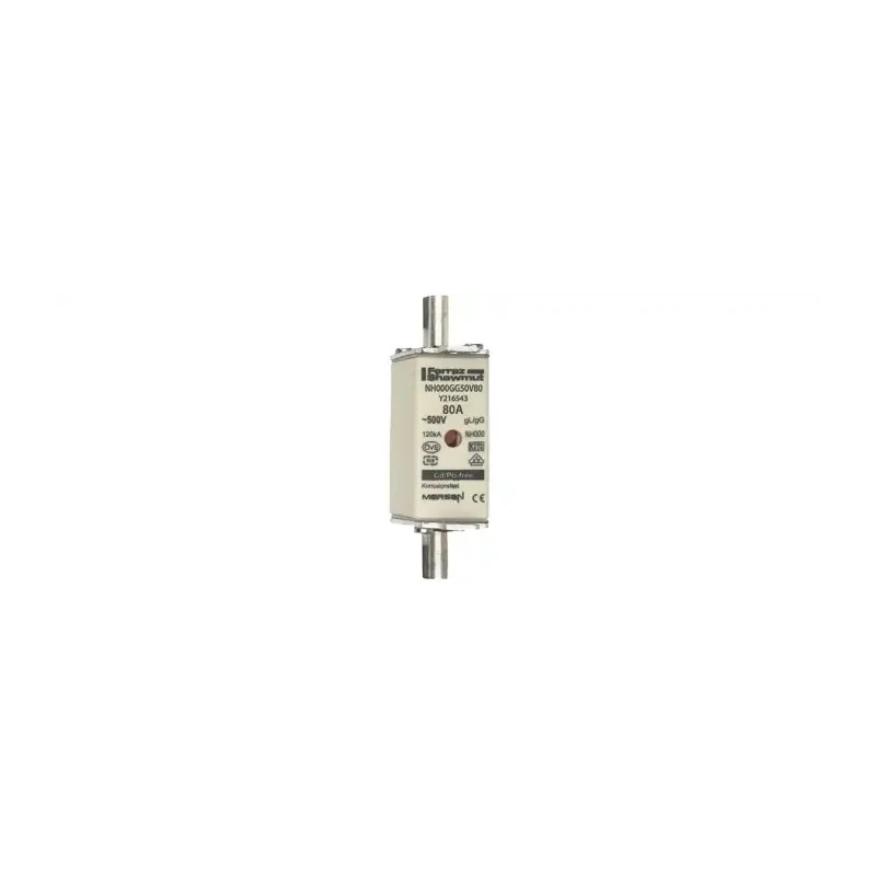Mersen 80A NH Fuse NH000 500V AC Electrical Fuse NH000 Model NH000 