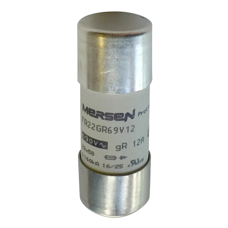 Mersen 100A FF Ceramic Cartridge Fuse, 22 x 58 mm, 700V AC, Super Fast Acting Protistor Series F1018560 / FR22GR69V100