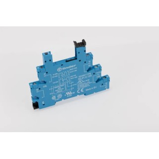 Finder 93 5 Way 250V AC DIN Rail Relay Socket for Use with 34.51 and 34.81 Series Relays 93.01.0.125