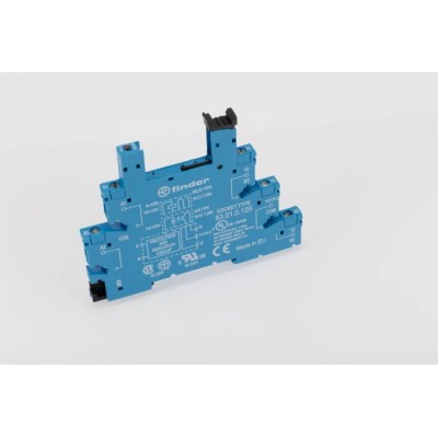 Finder 93 5 Way 250V AC DIN Rail Relay Socket for Use with 34.51 and 34.81 Series Relays 93.01.0.125