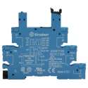 Finder 5 Way 24V DC DIN Rail Relay Socket for 34.51 and 34.81 Series Relays 93.01.7.024