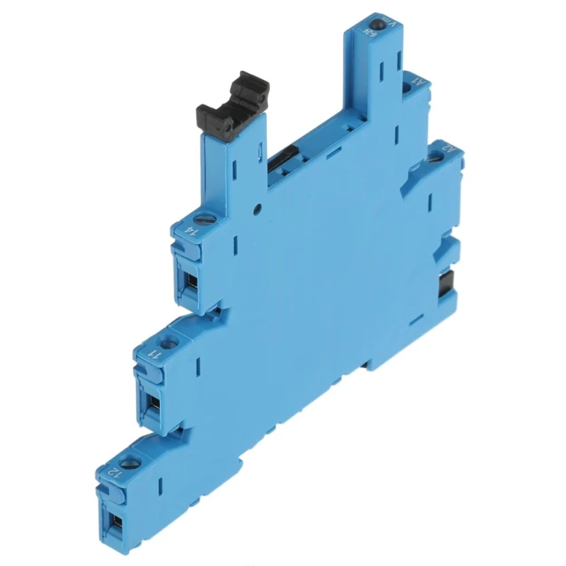 Finder 5 Way 24V DC DIN Rail Relay Socket for 34.51 and 34.81 Series Relays 93.01.7.024