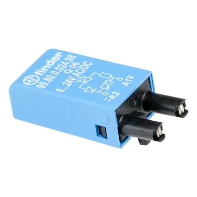 Finder Pluggable Function Module LED Varistor Accessory Italy 99.80.0.024.98