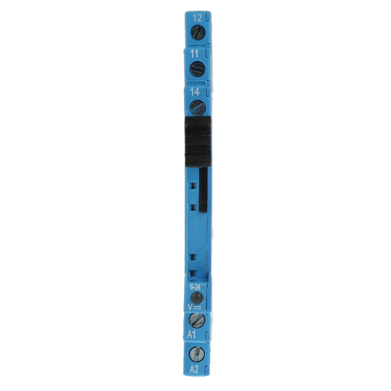 Finder 5 Way 24V DC DIN Rail Relay Socket for 34.51 and 34.81 Series Relays 93.01.7.024