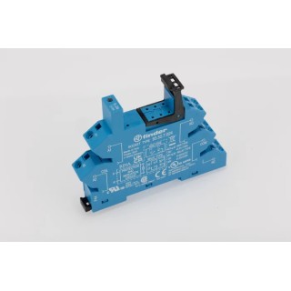 Finder 5 Way 24V DC DIN Rail Relay Socket 10A for 41 Series 93.52.7.024