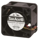Sanyo Denki San Ace 9GAX Series Axial Fan 12V DC 15.6W 1.3A Max 54 m³/h 25000 RPM IP0 40x40x28 mm 9GAX0412P3S001