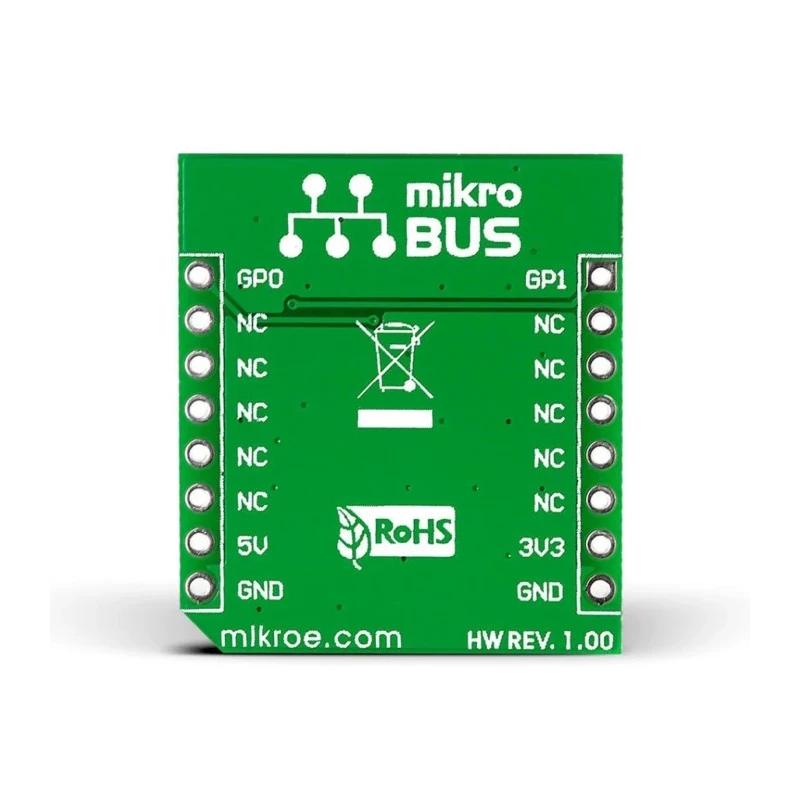 MikroElektronika Development Board for DS2401 Silicon Serial Number IC, 64bit Memory, 1 Wire Interface, MikroBus MIKROE-1819