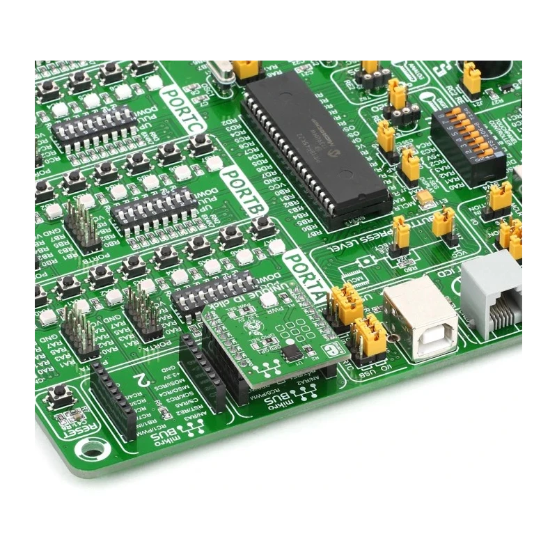 MikroElektronika Development Board for DS2401 Silicon Serial Number IC, 64bit Memory, 1 Wire Interface, MikroBus MIKROE-1819