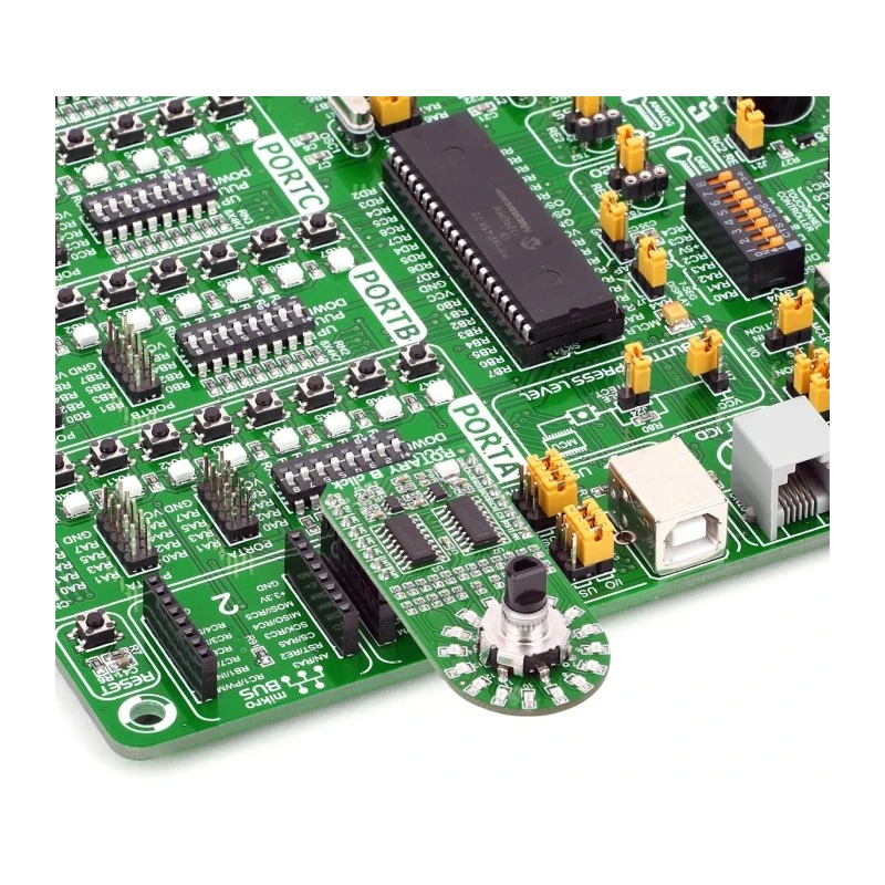 MikroElektronika Sensor Development Tool Rotary B MikroBus Click Board for EC12D MIKROE-1824