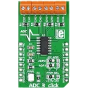 MikroElektronika Signal Conversion Development Kit ADC3 Click MikroBUS™ USB UART Interface MCP3428 16 bit MIKROE-1894