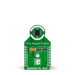 MikroElektronika Magneto Click Hall Effect Sensor MikroBus Click Board for AS5048A MIKROE-1886