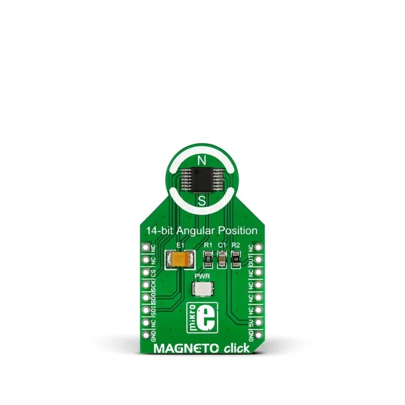 MikroElektronika Magneto Click Hall Effect Sensor MikroBus Click Board for AS5048A MIKROE-1886