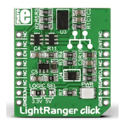 MikroElektronika Sensor Development Tool LightRanger Click MikroBus Click Board for VL6180X MIKROE-1897
