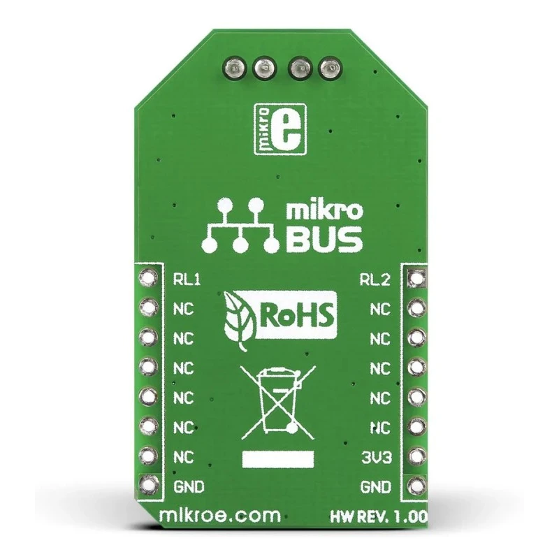 MikroElektronika Power Management Development Kit Relay 2 Click with Dual Solid State Relays LCA717 