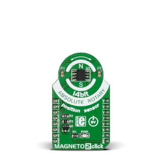 MikroElektronika Magneto 2 Click Hall Effect Sensor MikroBus Click Board for MLX90316 MIKROE-1938