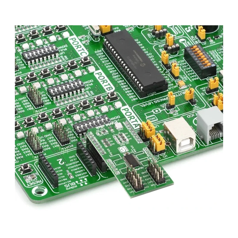 MikroElektronika Power Management Development Kit PWM Click PWM Controller for PCA9685PW, 16-Channel 12-bit MIKROE-1898
