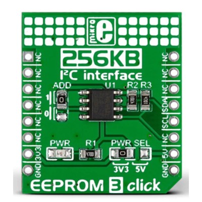 MikroElektronika EEPROM Development Board for AT24CM02 1MB Memory Size SPI Interface MIKROE-1989