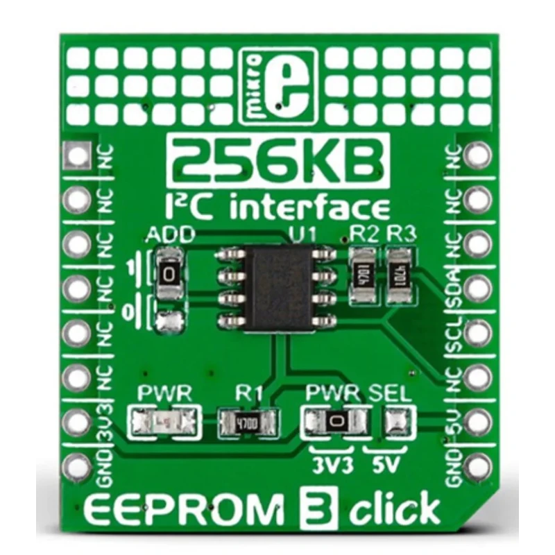 MikroElektronika EEPROM Development Board for AT24CM02 1MB Memory Size SPI Interface MIKROE-1989