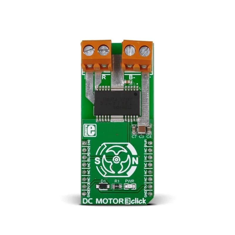 MikroElektronika DC Motor 3 Click DC Motor for TB6549FG High Power Motors MIKROE-2047