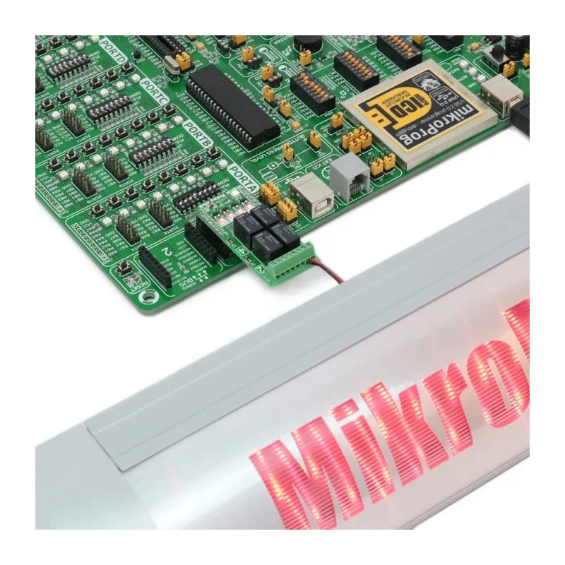 MikroElektronika Signal Relay Click Relay Click for GV5-1 for Heaters, Alarm Units, Lamps, Home Automation MIKROE-2154
