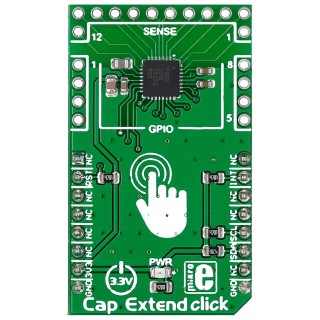 MikroElektronika Cap Extend Capacitive Touch MikroBus Click Board for MPR121 MIKROE-2238