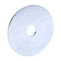 RS PRO Steel Bright Zinc Mudguard Washer M10 Compatible Screw/Bolt Size 50mm External Diameter 10.5mm Inside 666-7785