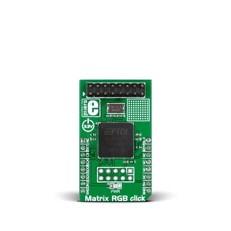 MikroElektronika Matrix RGB Click 16x32 LED Controller Development Board for FT900 MikroBus MIKROE-2239