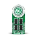 MikroElektronika LED Ring R Click LED Matrix Display Add On Board with 74HC595 MIKROE-2153