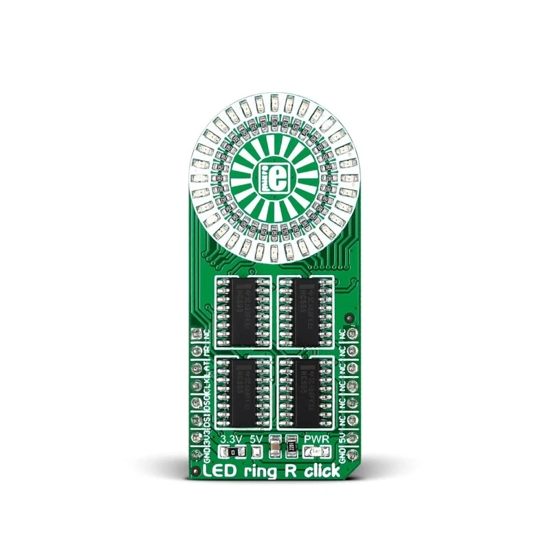 MikroElektronika LED Ring R Click LED Matrix Display Add On Board with 74HC595 MIKROE-2153