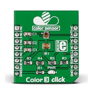 MikroElektronika Sensor Development Tool Colour Sensor TCS3771 MikroBus Click Board MIKROE-2103
