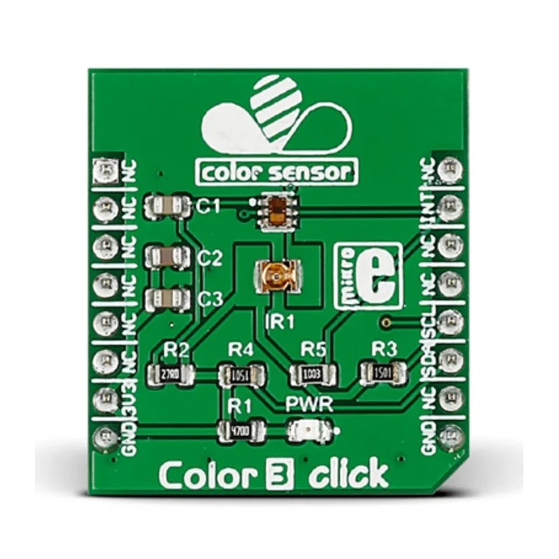 MikroElektronika Sensor Development Tool Colour Sensor TCS3771 MikroBus Click Board MIKROE-2103