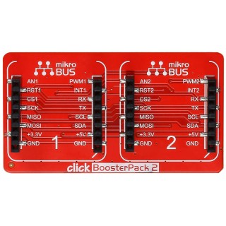 MikroElektronika Development Kit Shield for Use with Texas Instruments LaunchPads MIKROE-2381
