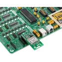 MikroElektronika Sensor Development Tool ECG Click Bundle Heart Rate Sensor MikroBus Click Board MIKROE-2458