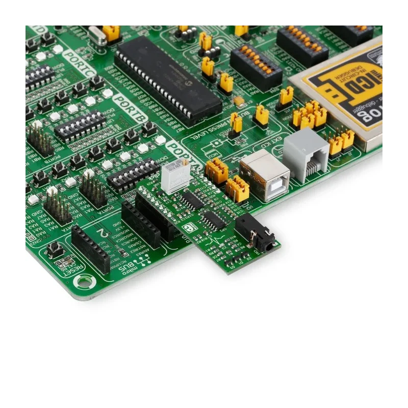 MikroElektronika Heart Rate Sensor MikroBus Click Board MCP609 MAX6106 MIKROE-2455
