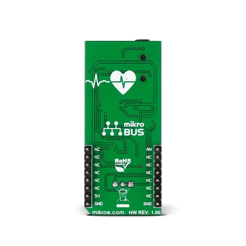 MikroElektronika Heart Rate Sensor MikroBus Click Board MCP609 MAX6106 MIKROE-2455
