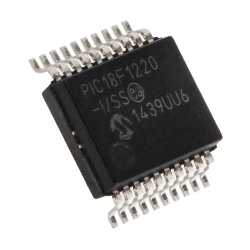 Microchip 8 bit PIC Microcontroller PIC18F1220-I/SS, 40 MHz, 4 kB Flash, 256 B RAM, 20-Pin SSOP