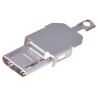 Hirose ZX40 Stainless Steel Top Cover for Use with ZX40 Mini USB Plug
